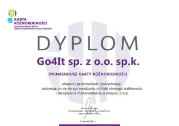 Go4Energy Sygnatariuszem Karty Różnorodności